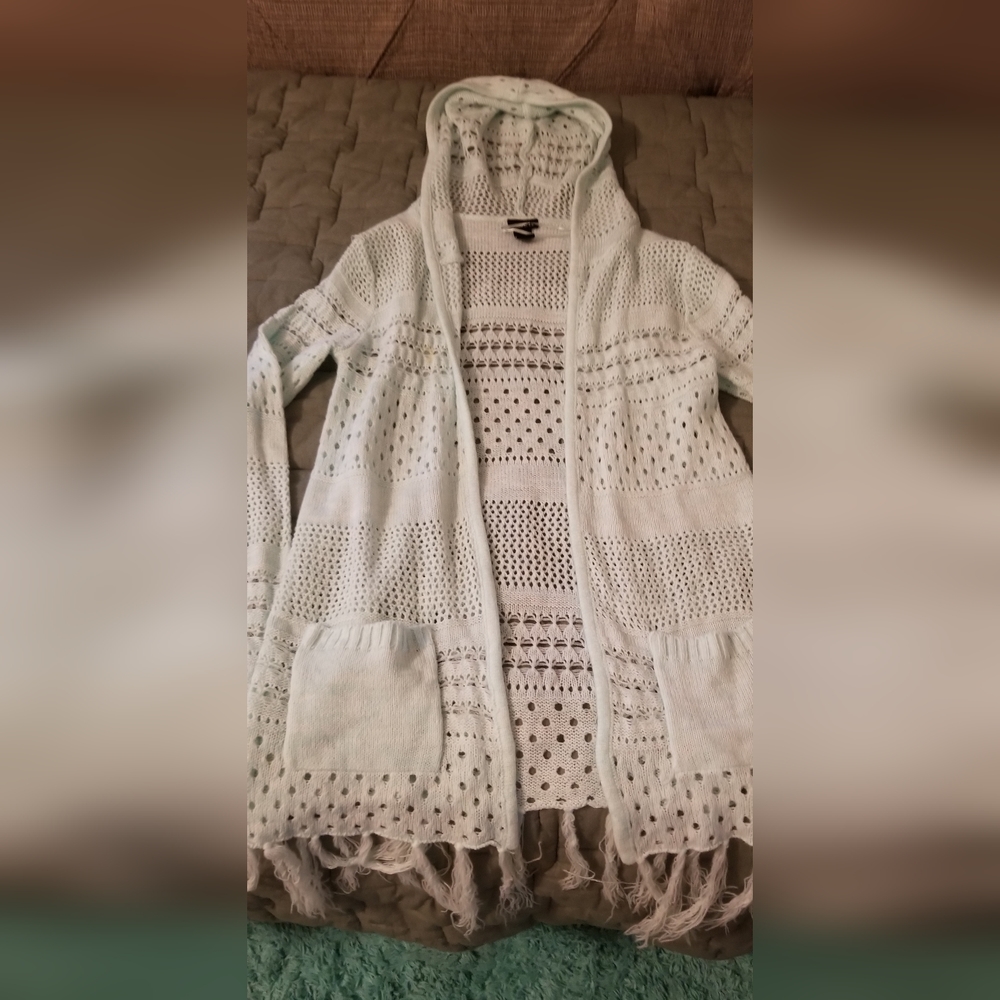 Turquoise pull over large